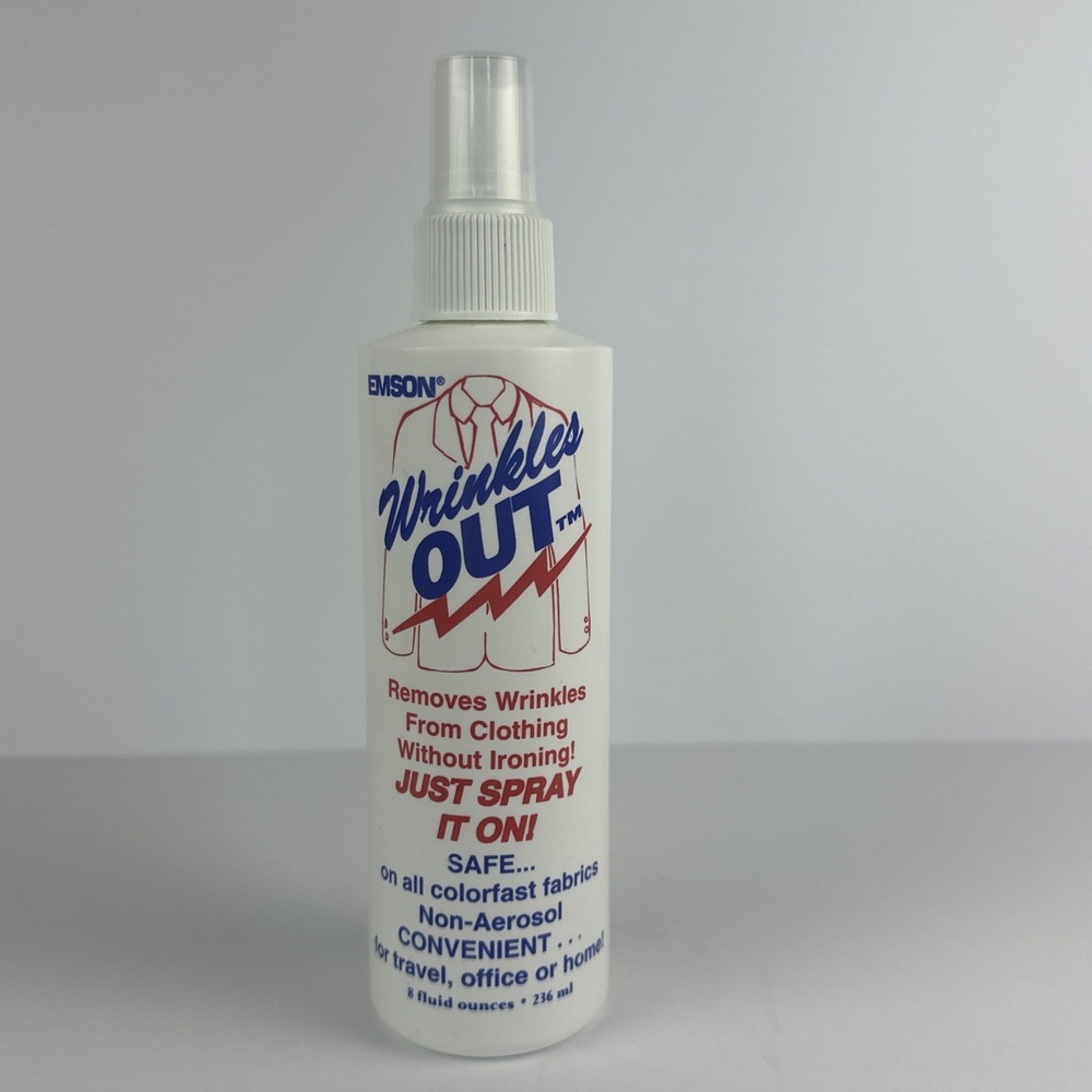 Emson Wrinkles Out Wrinkle Remover Spray - Removes Wrinkles.  Wrinkle Release,